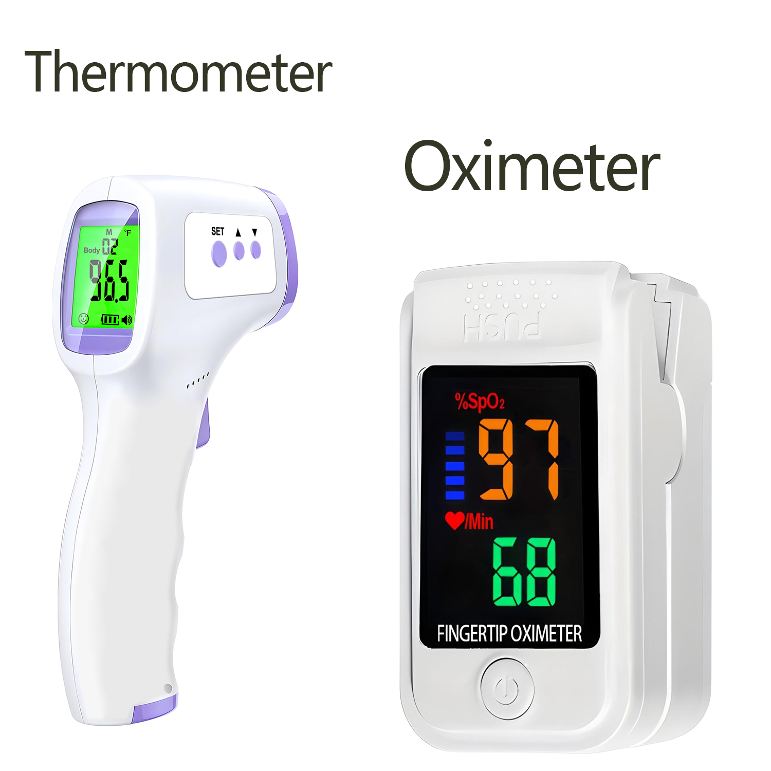 Digital Thermometer Infrared - Contactloze digitale infrarood voorhoofdthermometer of elektronische