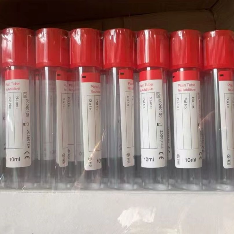 Blood Collection Tube - 100 stuks rode dop, zonder additieven,
