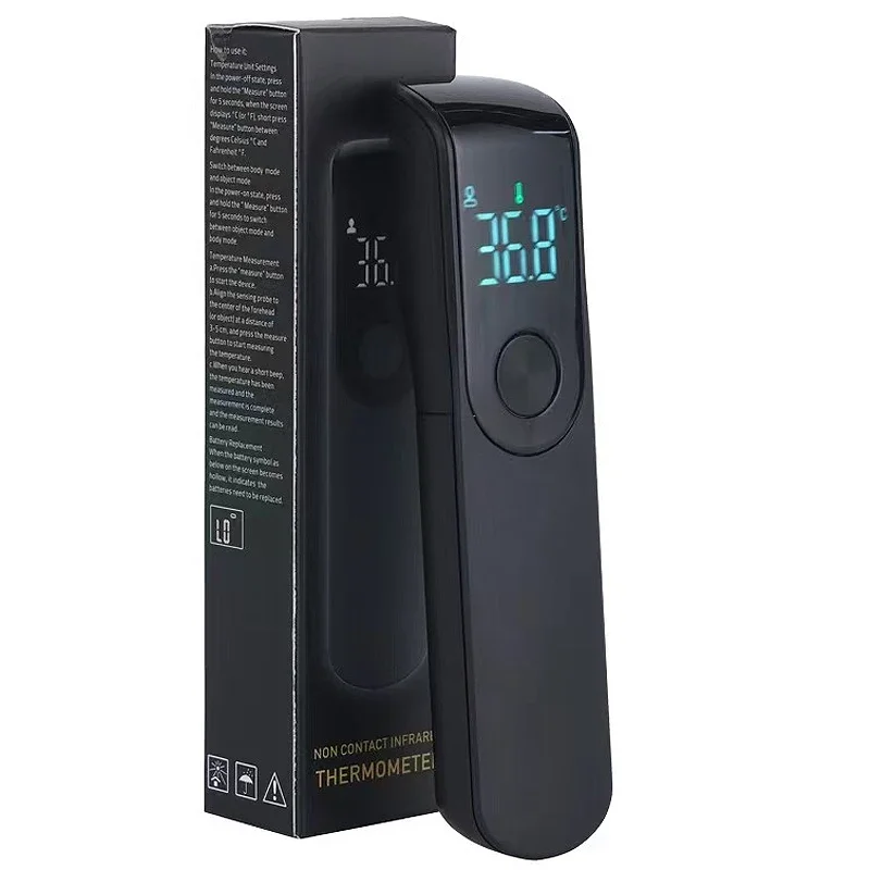 Digital Thermometer Infrared - Infrarood-koortsthermometer Medisch huishoudelijk digitaal LCD-scherm voor