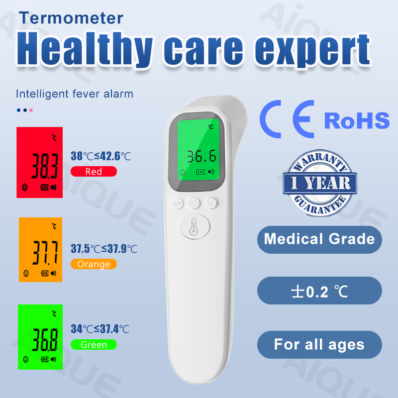 Digital Thermometer Infrared - AiQUE Infraroodthermometer voorhoofd ℃ / ℉