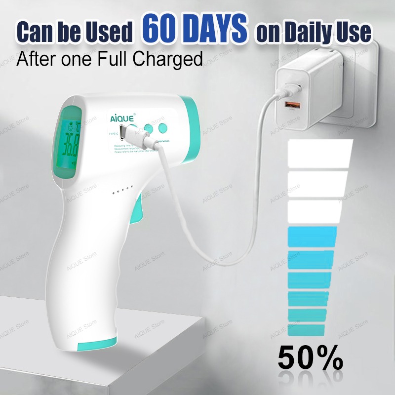 AiQUE Oplaadbaar Digitaal ℃ ℉  - Digital Thermometer Infrared recensie en prijs