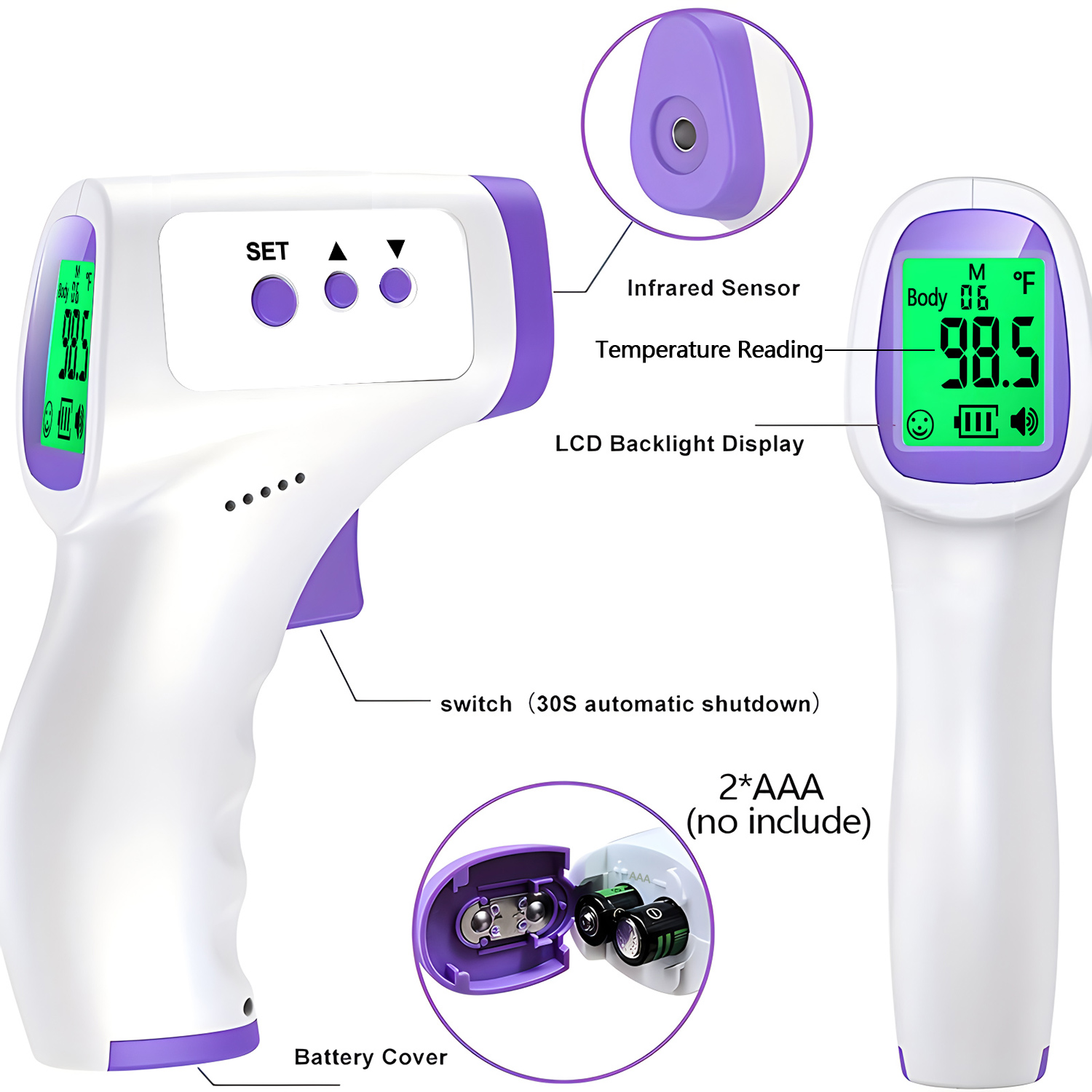 Digitale thermometer, infraroo - Digital Thermometer Infrared recensie en prijs