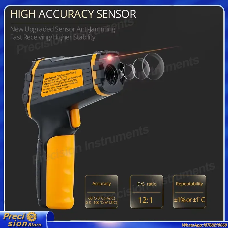 Digitale infraroodthermometer  - Digital Thermometer Infrared recensie en prijs