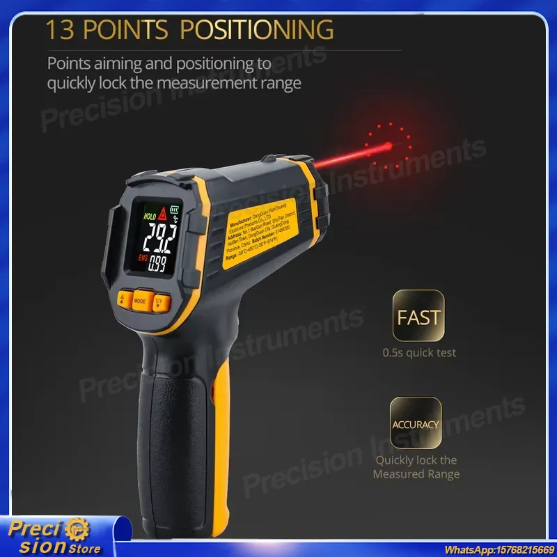 Digitale infraroodthermometer  - Digital Thermometer Infrared recensie en prijs