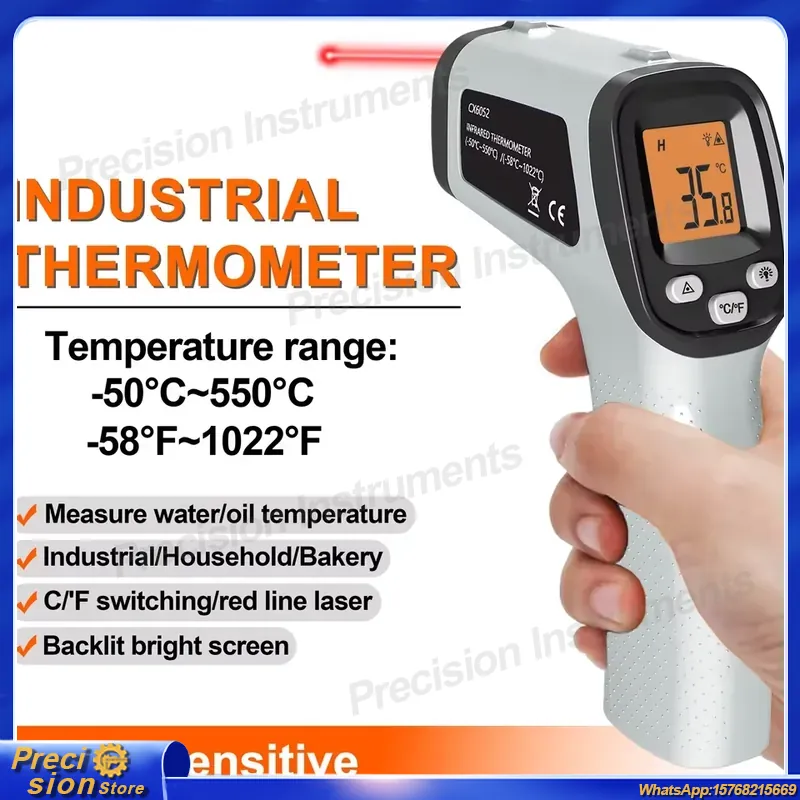 CX6050 Handheld contactloze in - Digital Thermometer Infrared recensie en prijs