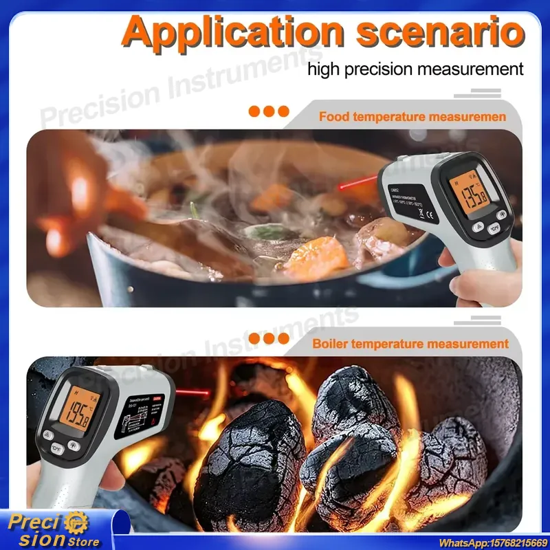 CX6050 Handheld contactloze in - Digital Thermometer Infrared recensie en prijs