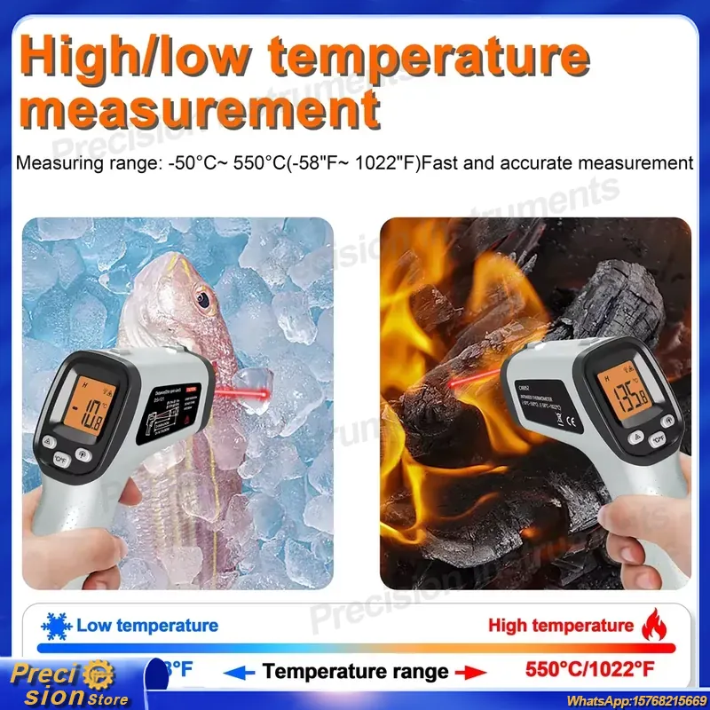 CX6050 Handheld contactloze in - Digital Thermometer Infrared recensie en prijs